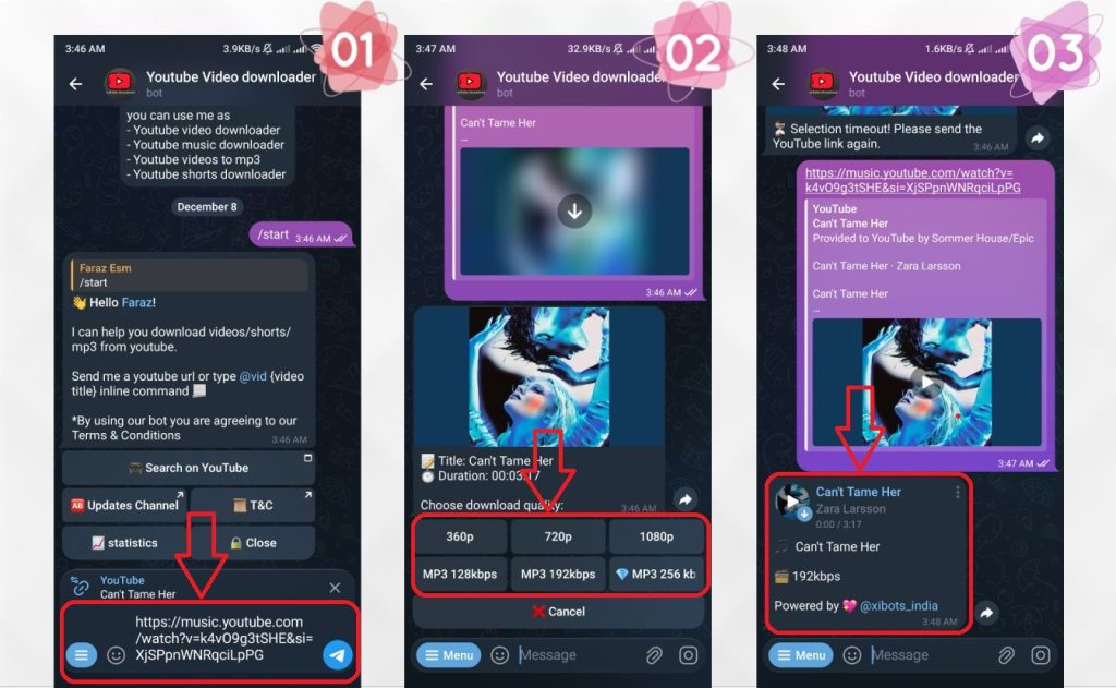 youtubeshortsdlbot ربات youtube shorts dlbot